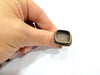 Antique Bronze Ring Blank Ring Setting inlay Blank Mosaic Bezel Base Cabochon Mountings ( 18x18 mm blank) Antique Bronze Plated Brass G11939
