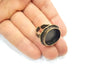 Antique Bronze Ring Blank Ring Setting inlay Blank Mosaic Bezel Base Cabochon Mountings ( 20 mm blank) Antique Bronze Plated Brass G11940