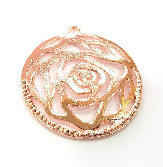 Rose Gold Pendant Rose Gold Plated Pendant (41 mm) G10208