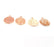4 Rose Gold Charms Blank Rose Gold Plated Charms (15 mm) G10211