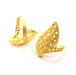 Gold Ring Blank Ring Settings Ring Bezel Base Cabochon Mountings Adjustable  (2mm  blank ) Gold Plated Brass G10226