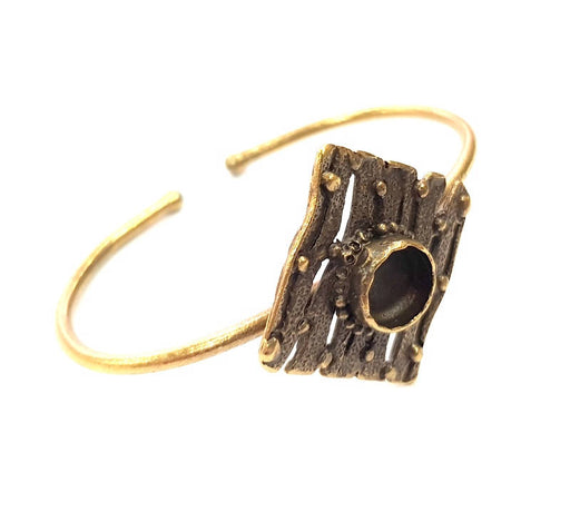 Bangle Blanks Antique Bronze Bracelet Blanks Cuff Blanks Adjustable Bracelet Blank Antique Bronze Plated Brass (10mm Blanks) G11964
