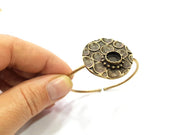 Bangle Blanks Antique Bronze Bracelet Blanks Cuff Blanks Adjustable Bracelet Blank Antique Bronze Plated Brass (10mm Blanks) G11950