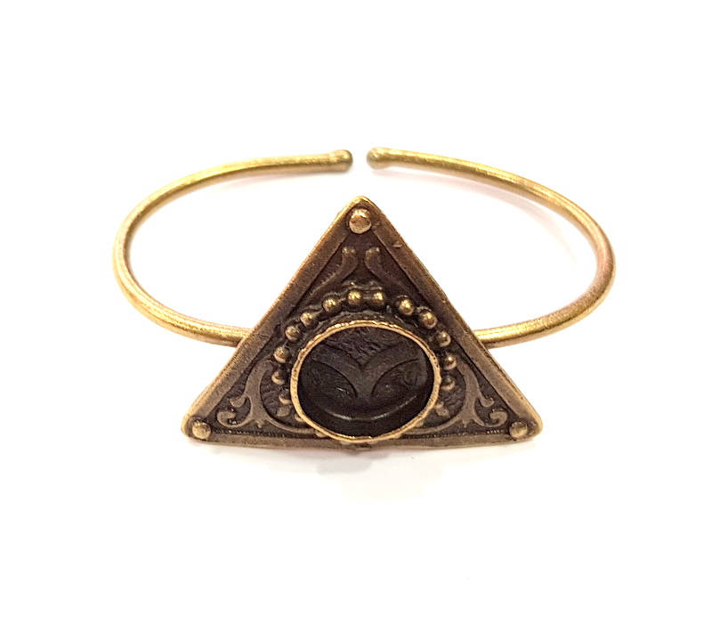 Bangle Blanks Antique Bronze Bracelet Blanks Cuff Blanks Adjustable Bracelet Blank Antique Bronze Plated Brass (14mm Blanks) G11951
