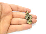 2 Antique Bronze Charm Antique Bronze Plated Charms (44x24mm) G10327