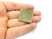 2 Antique Bronze Charm Antique Bronze Plated Charms (30mm) G10330