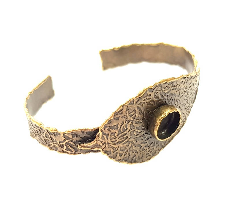 Hammered Bracelet Blanks Bangle Blanks Cuff Blanks Adjustable Bracelet Blank Antique Bronze Plated Brass (10mm Blanks) G12016