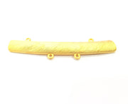 Gold plated Connector Gold Plated Metal Pendant (85x11mm)  G10392