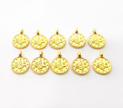 20 Pcs  Ottoman Signature Charms , Gold Plated   G9817