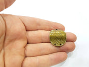 2 Antique Bronze Charm Antique Bronze Plated Metal Charms (27x25mm) G10470