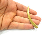 2 Antique Bronze Connector Pendant Antique Bronze Plated Metal Pendant (75x8mm) G10512