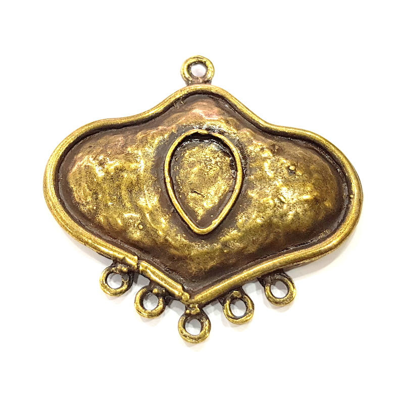Antique Bronze Pendant Antique Bronze Plated Metal Pendant (58x57mm) G10536
