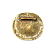 2 Antique Bronze Charm Antique Bronze Plated Metal Charms (34mm) G10566