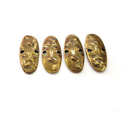 4 Antique Bronze Connector Antique Bronze Plated Metal (30x13mm) G10569