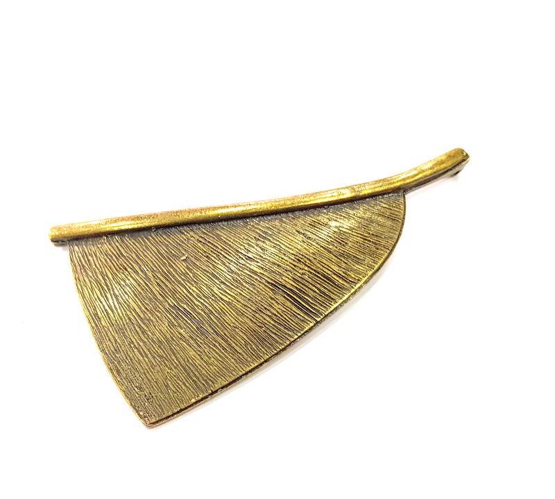 Sail Pendant Antique Bronze Pendant Antique Bronze Plated Metal Pendant (89x43mm) G10575
