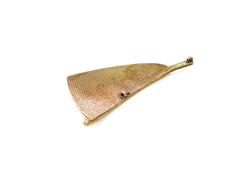 Sail Pendant Antique Bronze Pendant Antique Bronze Plated Metal Pendant (89x43mm) G10575