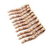 10 Copper Charm (30x4mm) Antique Copper Charm Antique Copper Plated Metal  G12083