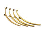 4 Ringed Rod Connector Antique Bronze Connector Pendant Antique Bronze Plated Metal (60x3mm) G10595