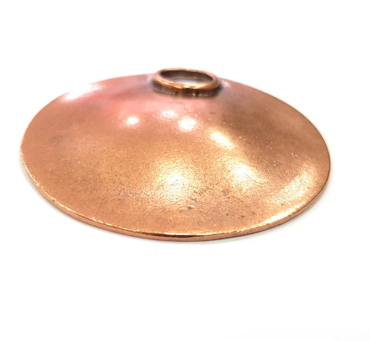 Copper Pendant Antique Copper Pendant Antique Copper Plated Metal ( 61 mm ) G12090