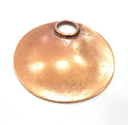 Copper Pendant Antique Copper Pendant Antique Copper Plated Metal ( 61 mm ) G12090