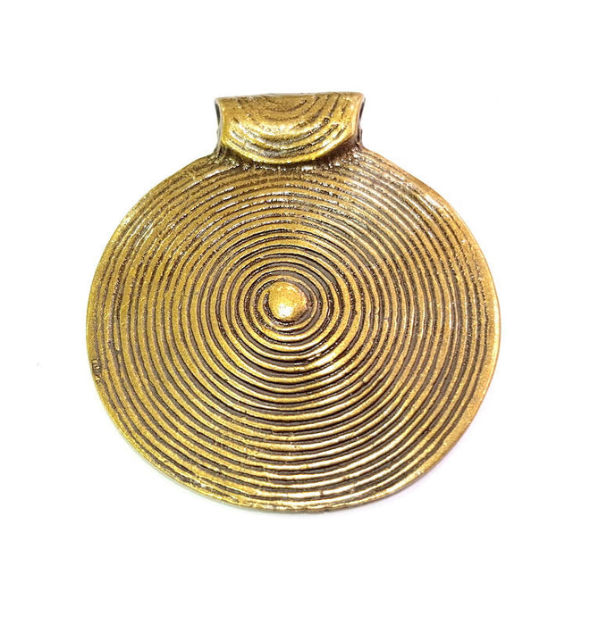 Antique Bronze Pendant Antique Bronze Plated Metal Pendant (54mm) G13926