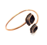 Copper Bracelet Blanks Bangle Blanks Cuff Blanks Adjustable Bracelet Blank Antique Copper Plated Brass (10x10mm and 10x10mm Blanks ) G10682