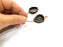 Copper Bracelet Blanks Bangle Blanks Cuff Blanks Adjustable Bracelet Blank Antique Copper Plated Brass (20x14mm and 20x14mm Blanks ) G10687
