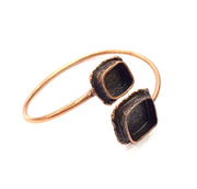 Copper Bracelet Blanks Bangle Blanks Cuff Blanks Adjustable Bracelet Blank Antique Copper Plated Brass (10x10mm and 14x14mm Blanks ) G10692