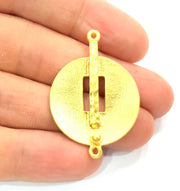 Gold Charm Gold Plated Metal Charms  (41x29mm)  G10725