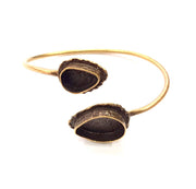 Bangle Blanks Antique Bronze Bracelet Blanks Cuff Blanks Adjustable Bracelet Blank Antique Bronze Plated Brass (14x10mm and 20x15mm ) G10862