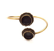 Bangle Blanks Antique Bronze Bracelet Blanks Cuff Blanks Adjustable Bracelet Blank Antique Bronze Plated Brass (14mm and 14mm ) G10868