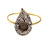 Bangle Blanks Antique Bronze Bracelet Blanks Cuff Blanks Adjustable Bracelet Blank Antique Bronze Plated Brass (16mm ) G10879