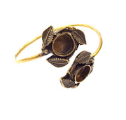 Bangle Blanks Antique Bronze Bracelet Blanks Cuff Blanks Adjustable Bracelet Blank Antique Bronze Plated Brass (10mm blank ) G10881