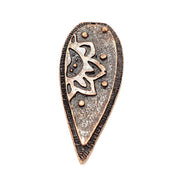 Copper Pendant Antique Copper Pendant Antique Copper Plated Metal (58x25mm) G15906
