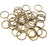 20 Circle Connector Findings Antique Bronze Connector Antique Bronze Plated Metal  (16mm) G10931