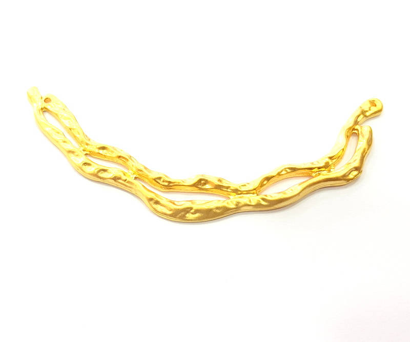 Gold Collar Pendant Gold Plated Metal (92x11mm)  G11016