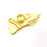 Gold Pendant Blank Mosaic Base inlay Blank Necklace Blank Resin Blank Mountings Gold Plated Brass ( 10mm blank ) G11026