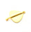 Gold Charm Gold Plated Metal (39x26mm)  G11032
