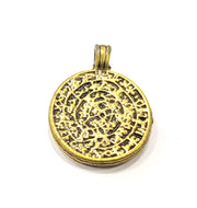 2 Antique Bronze Charm Antique Bronze Plated Metal (30x22mm) G11121