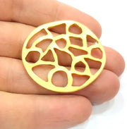 Gold Connector Pendant Gold Plated Metal (41mm)  G11132