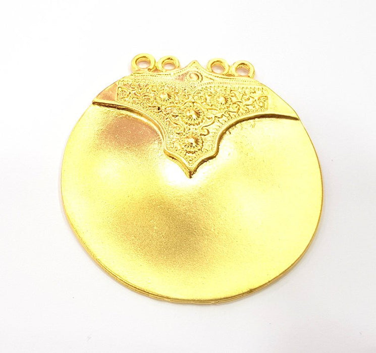 Gold Pendant Gold Plated Metal (58mm)  G11142