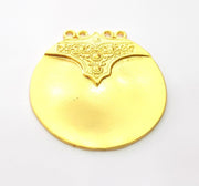 Medallion Pendant Gold Pendant Gold Plated Metal (58mm)  G12182