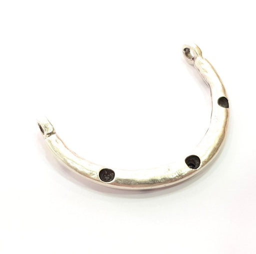 Silver Bangle Blank Component Bracelet Components Pendant Antique Silver Plated ( 4 mm blank )  G12186