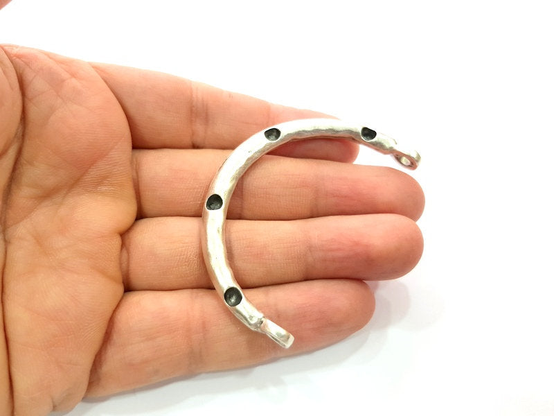 Silver Bangle Blank Component Bracelet Components Pendant Antique Silver Plated ( 4 mm blank )  G12186