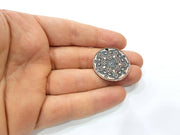 2 Copper Charm Antique Copper Charm Antique Copper Plated Metal (30mm) G11271