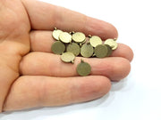 20 Antique Bronze Charm Antique Bronze Plated Metal  (10mm) G12265