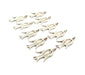 10 Tulip Charm Silver Charms Antique Silver Plated Metal (23x12mm) G12322