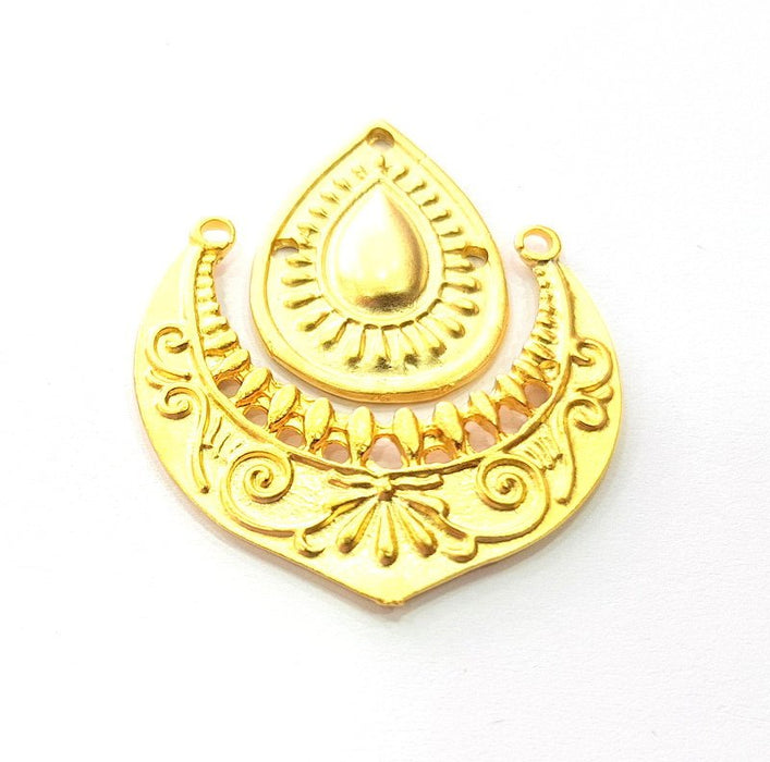 Gold Charm Set Gold Plated Charms  (42x34mm)  G12324