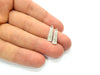20 Silver Charms Antique Silver Plated Metal (18x5mm) G11115