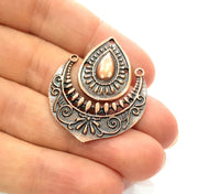 Antique Copper Charm Antique Copper Plated Metal (42x34mm) G12368